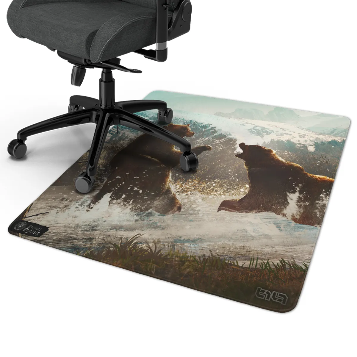 Chair Mat Bear Fight - Image 4