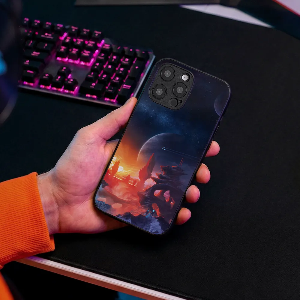 Glass Phone Case Alien Horizon - Image 5