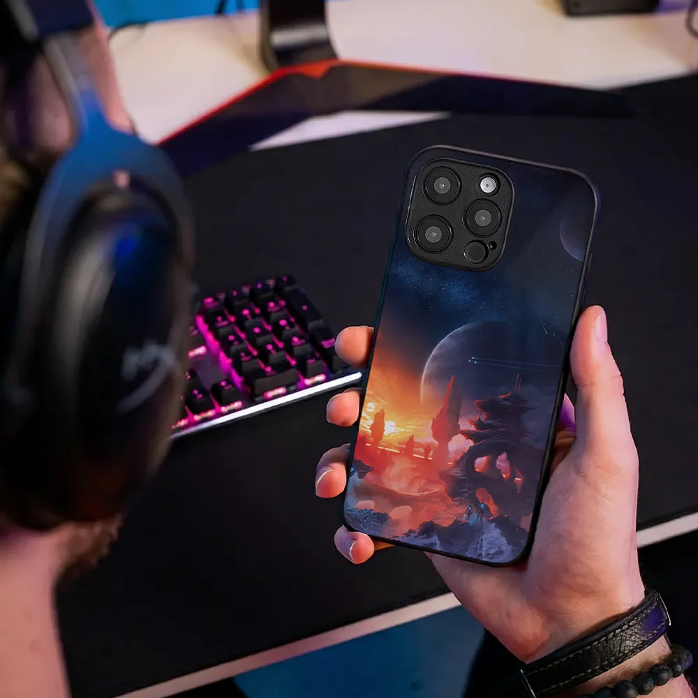 Glass Phone Case Alien Horizon - Image 8