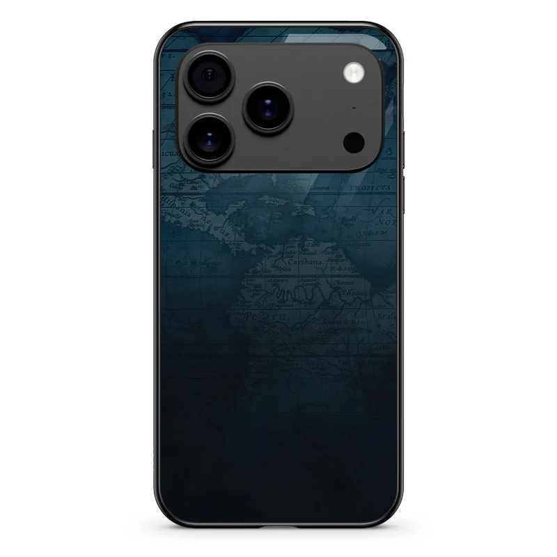 Glass Phone Case Americas Map - Image 134