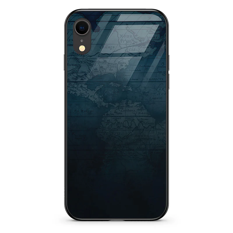 Glass Phone Case Americas Map - Image 53
