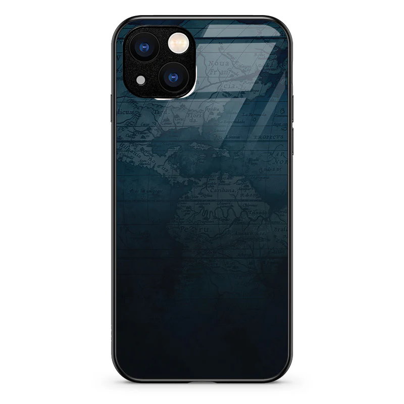Glass Phone Case Americas Map - Image 82