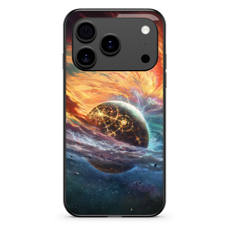 Glass Phone Case Cosmic Storms - Image 133