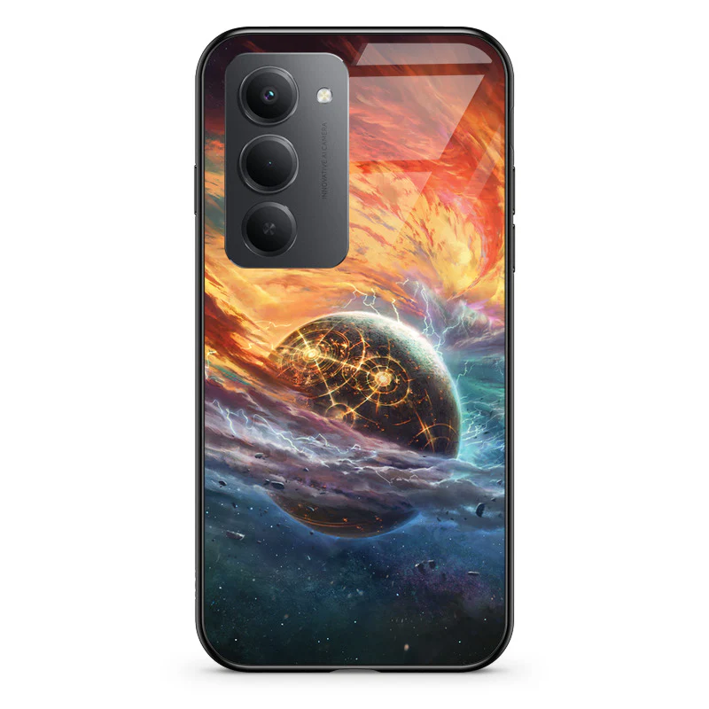 Glass Phone Case Cosmic Storms - Image 136