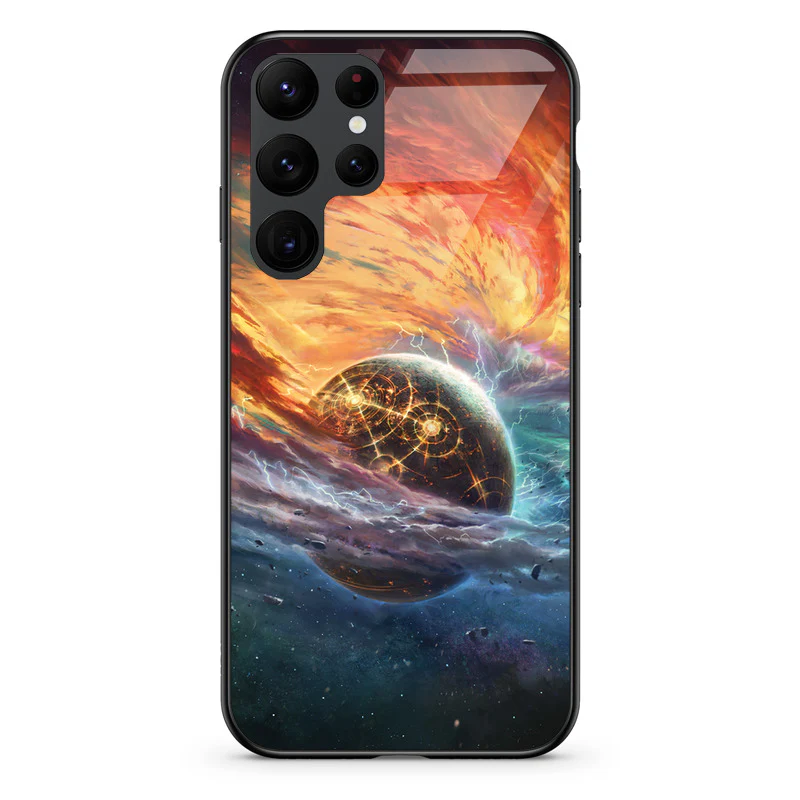 Glass Phone Case Cosmic Storms - Image 65