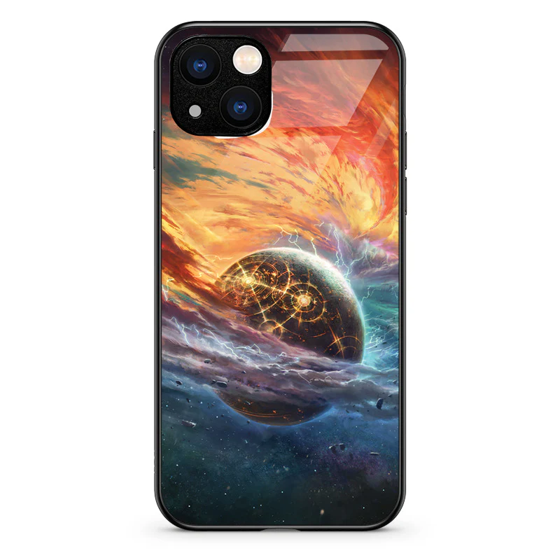 Glass Phone Case Cosmic Storms - Image 83