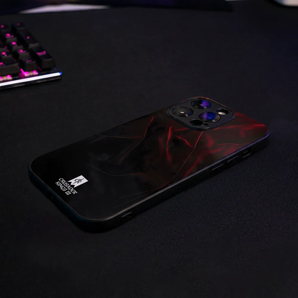 Glass Phone Case Crimson Veil - Image 10