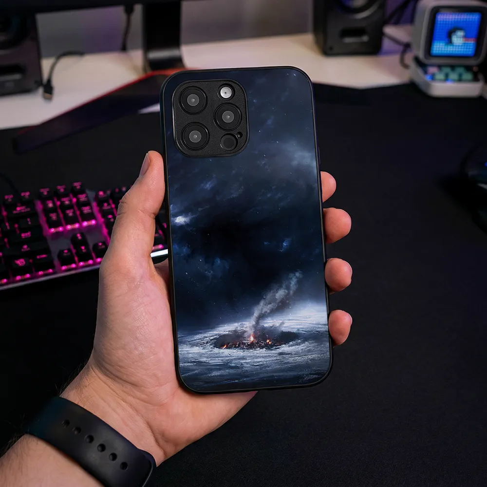 Glass Phone Case Incoming Snow Storm - Image 2