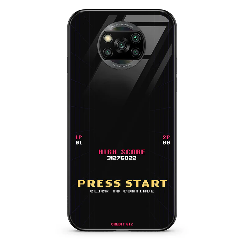 Glass Phone Case Press Start - Image 30