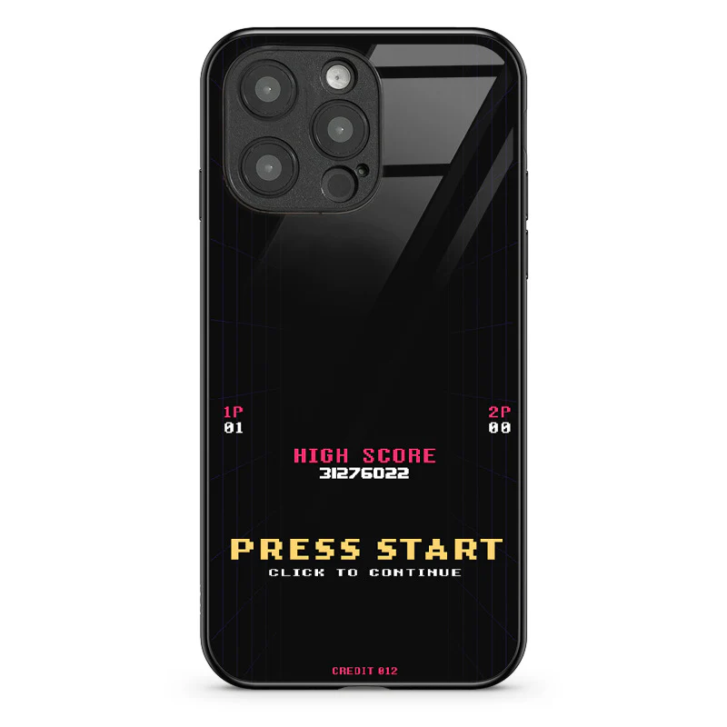 Glass Phone Case Press Start - Image 81