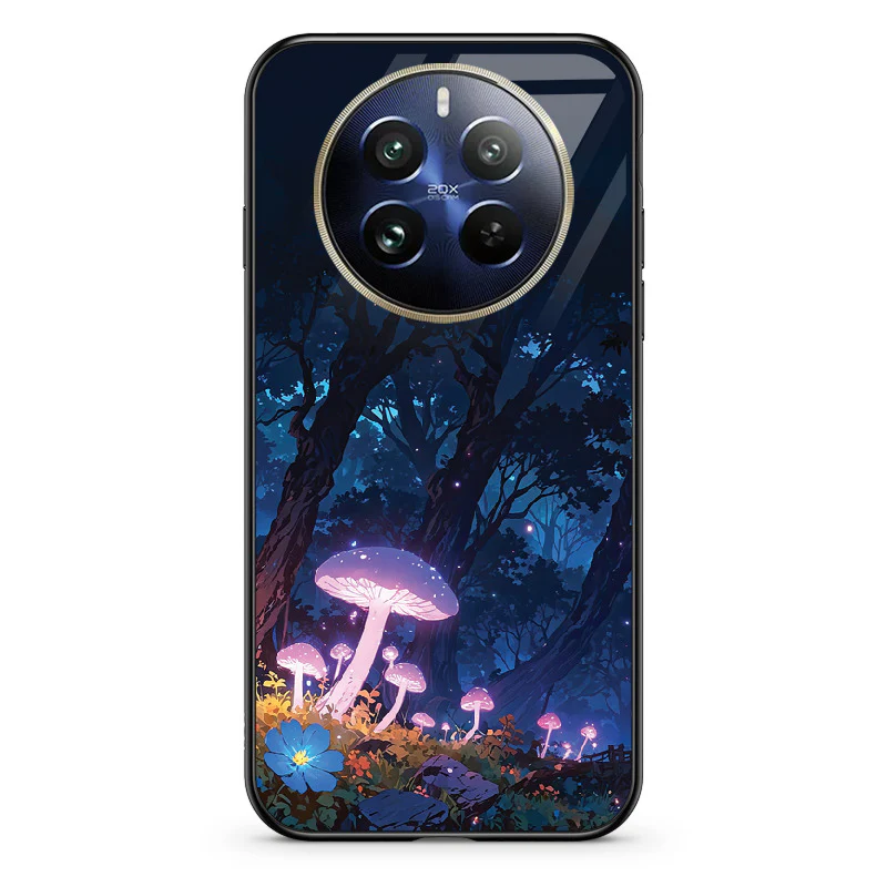 Glass Phone Case Purple Mushroom - Image 101