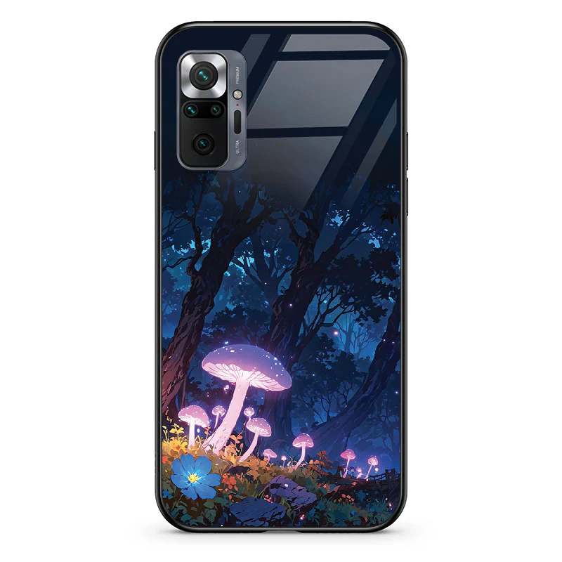 Glass Phone Case Purple Mushroom - Image 18