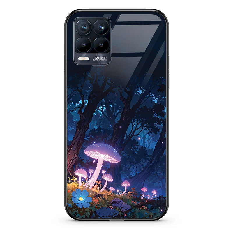 Glass Phone Case Purple Mushroom - Image 28