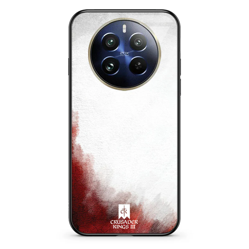 Glass Phone Case Red & White Banner - Image 102