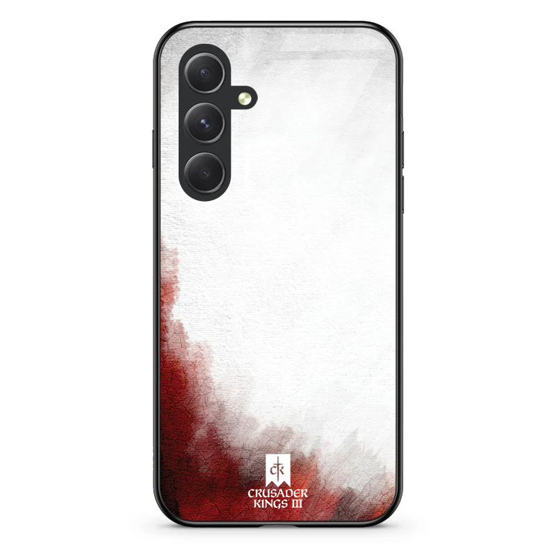 Glass Phone Case Red & White Banner - Image 125