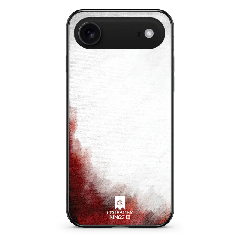 Glass Phone Case Red & White Banner - Image 132