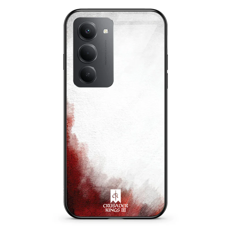 Glass Phone Case Red & White Banner - Image 137