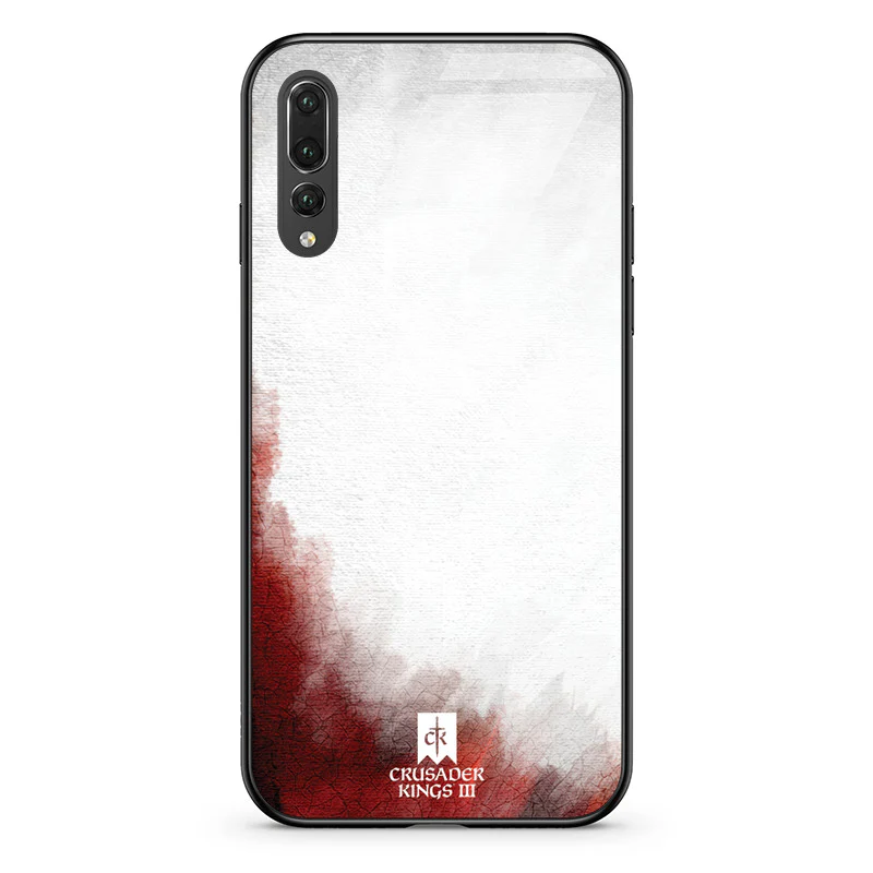 Glass Phone Case Red & White Banner - Image 20