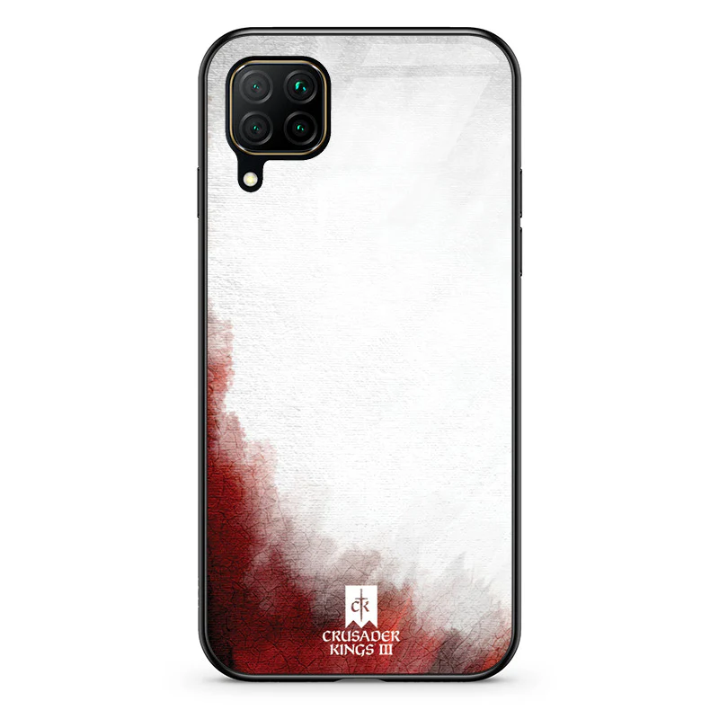 Glass Phone Case Red & White Banner - Image 33