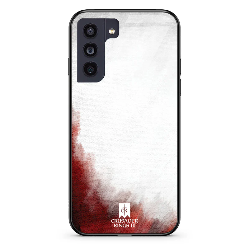Glass Phone Case Red & White Banner - Image 37
