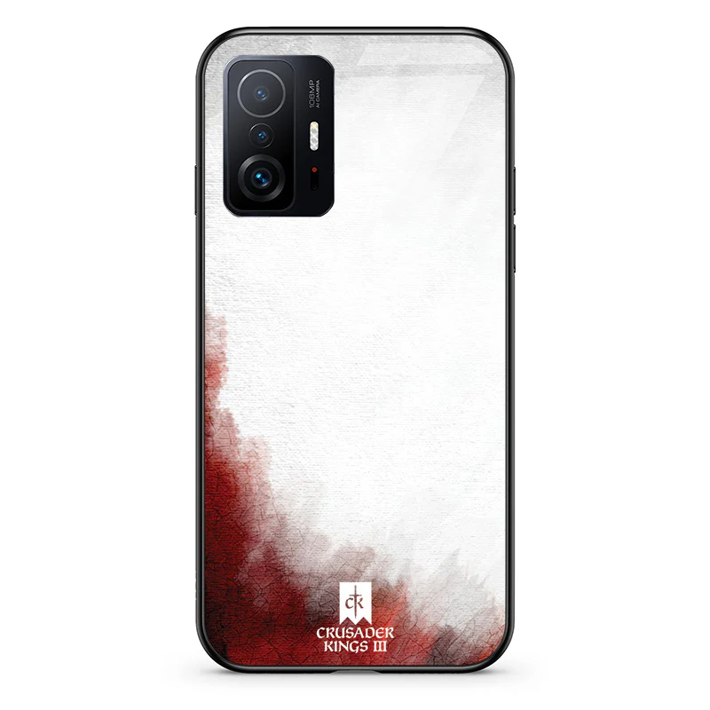 Glass Phone Case Red & White Banner - Image 38