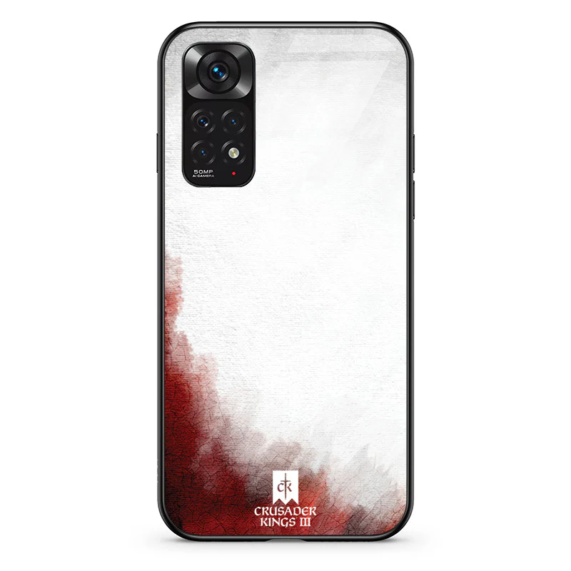 Glass Phone Case Red & White Banner - Image 42