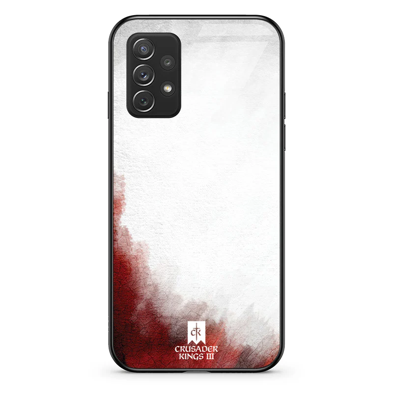Glass Phone Case Red & White Banner - Image 49
