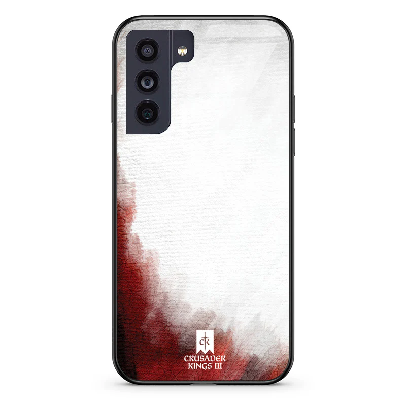 Glass Phone Case Red & White Banner - Image 66