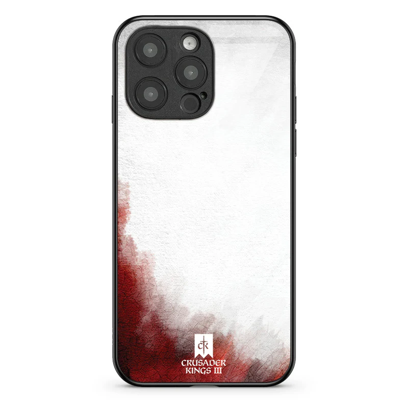 Glass Phone Case Red & White Banner - Image 72