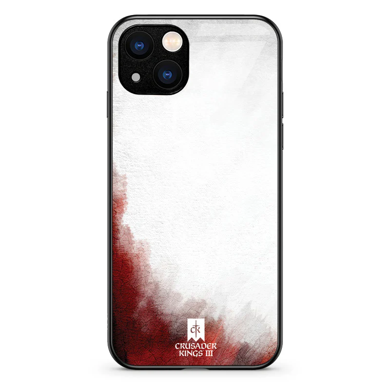 Glass Phone Case Red & White Banner - Image 83