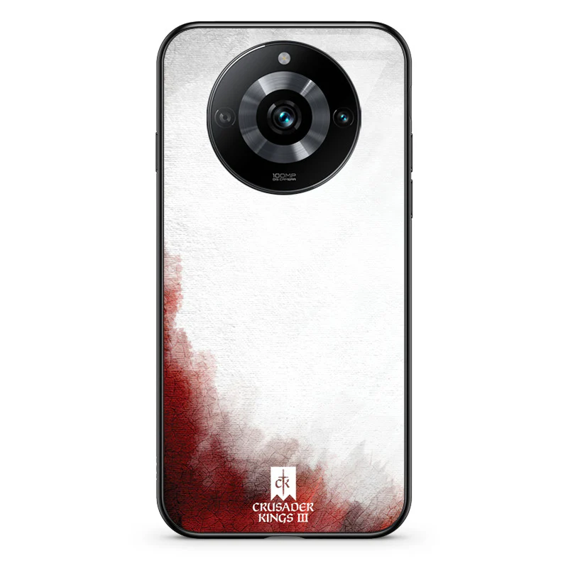 Glass Phone Case Red & White Banner - Image 86