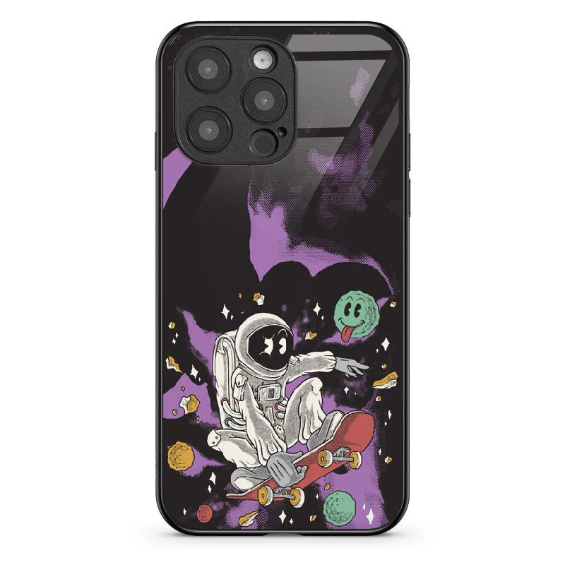 Glass Phone Case Skater Astronaut - Image 107