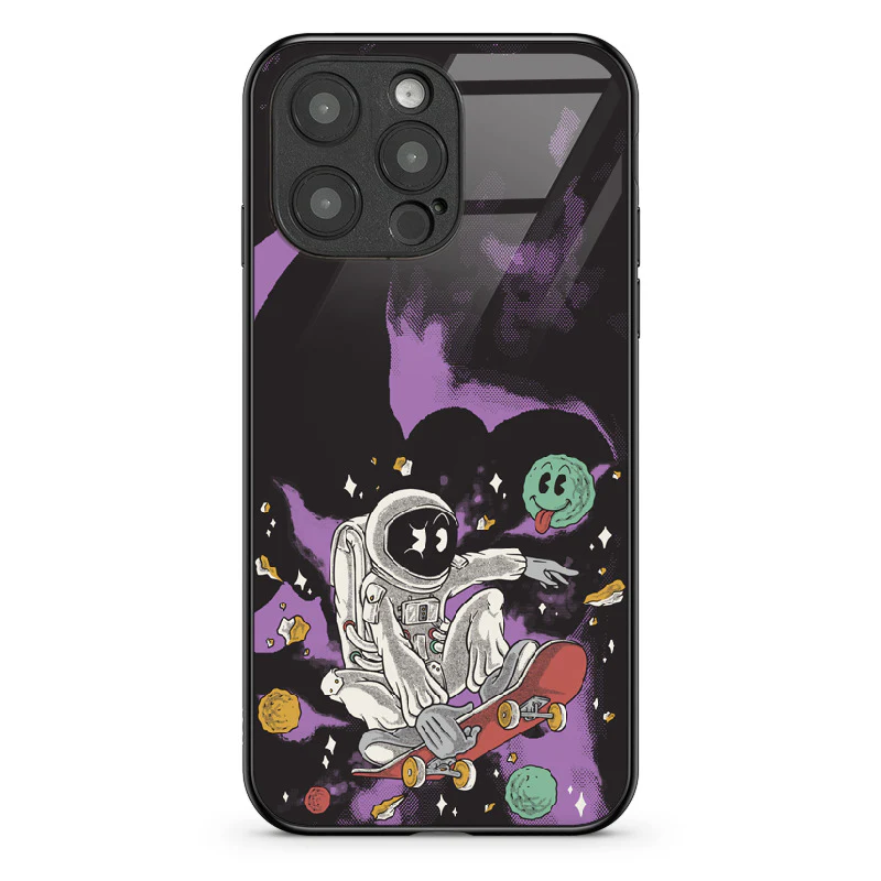Glass Phone Case Skater Astronaut - Image 108