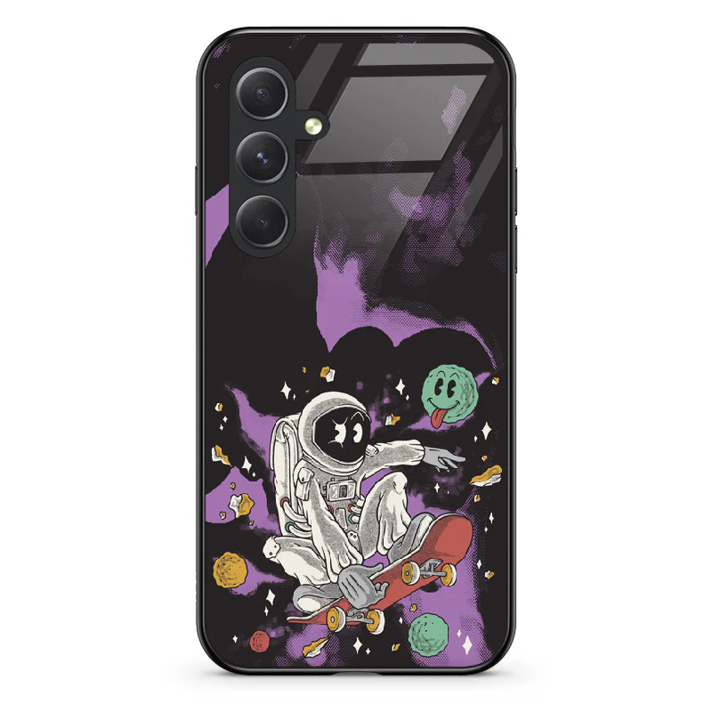 Glass Phone Case Skater Astronaut - Image 117
