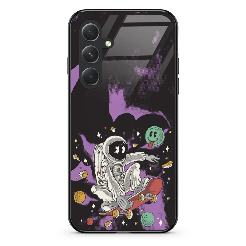 Glass Phone Case Skater Astronaut - Image 125