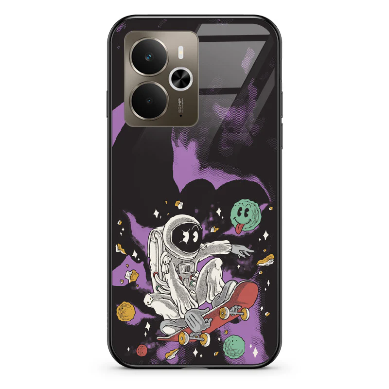 Glass Phone Case Skater Astronaut - Image 130