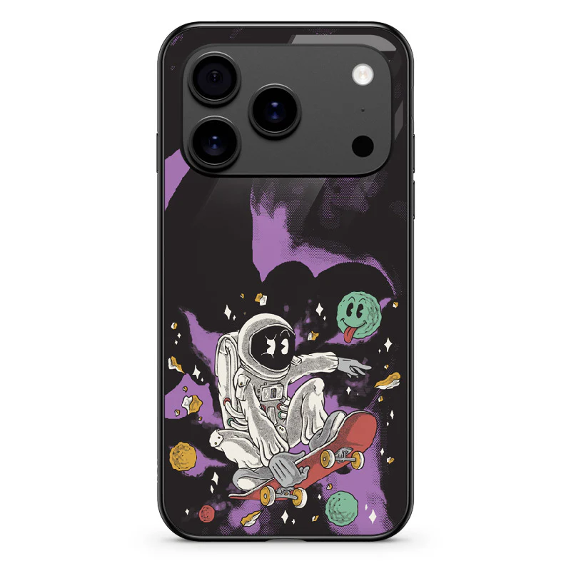 Glass Phone Case Skater Astronaut - Image 134