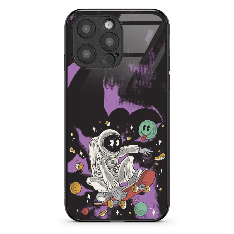 Glass Phone Case Skater Astronaut - Image 81