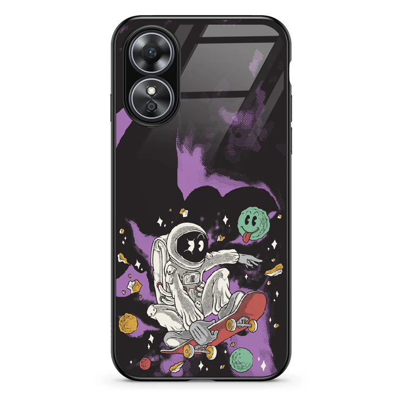 Glass Phone Case Skater Astronaut - Image 87