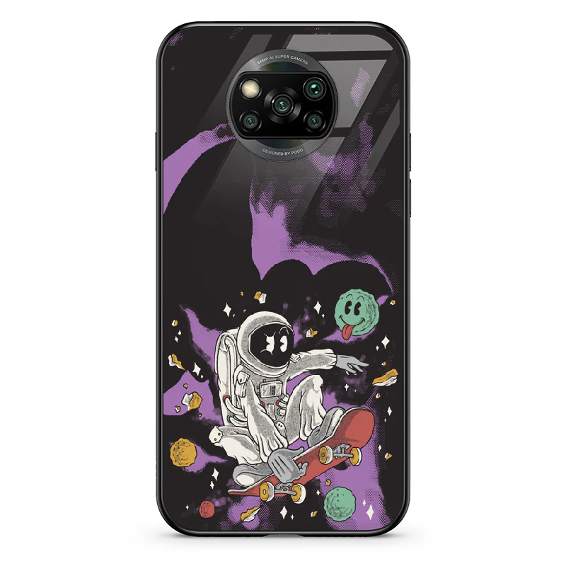 Glass Phone Case Skater Astronaut - Image 89