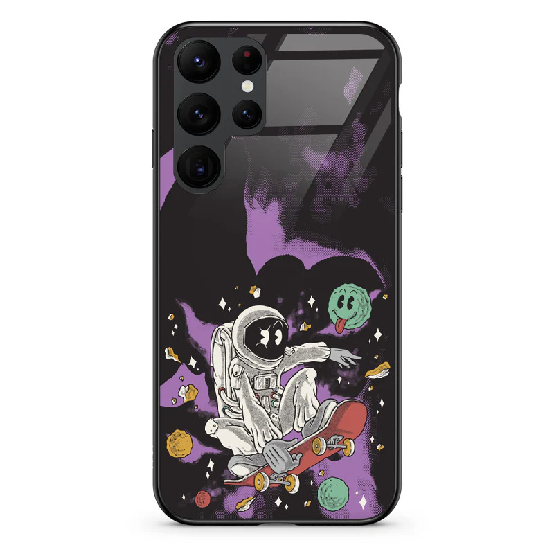 Glass Phone Case Skater Astronaut - Image 95