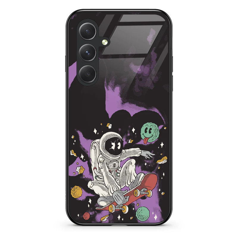 Glass Phone Case Skater Astronaut - Image 98