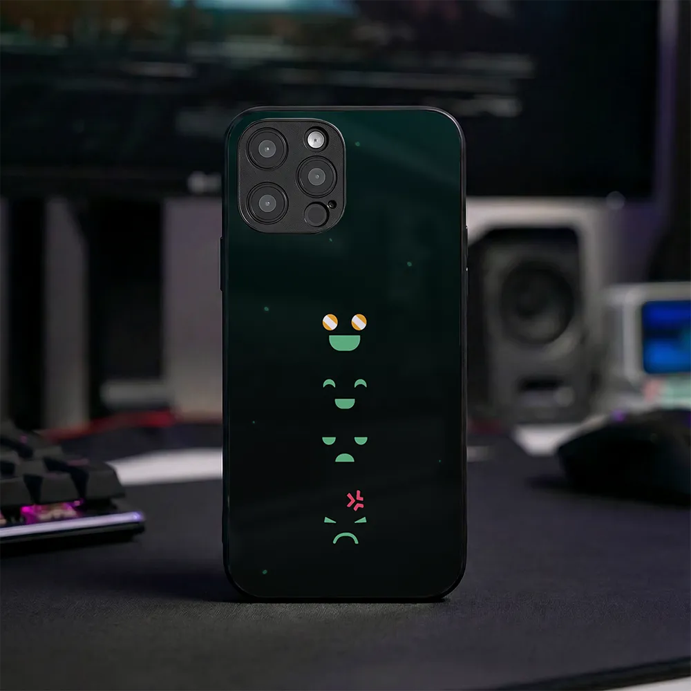 Glass Phone Case Smile Or Don't