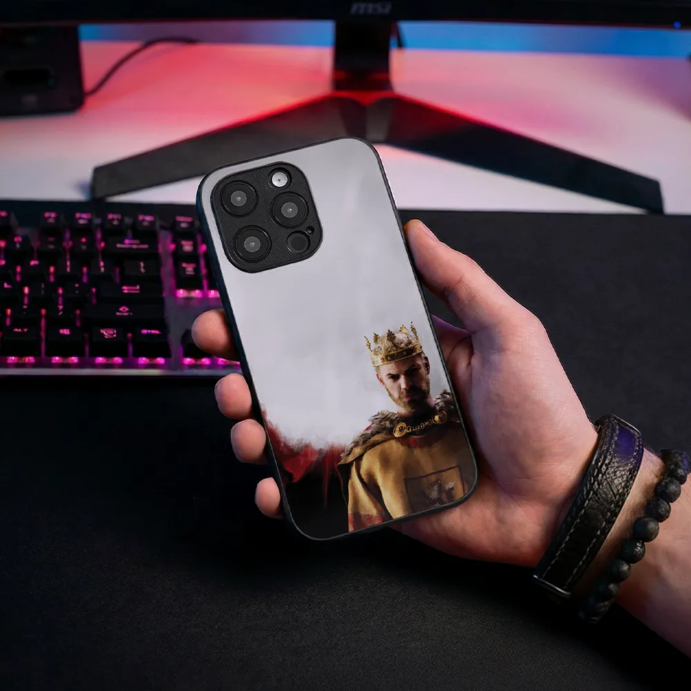 Glass Phone Case The King - Image 3
