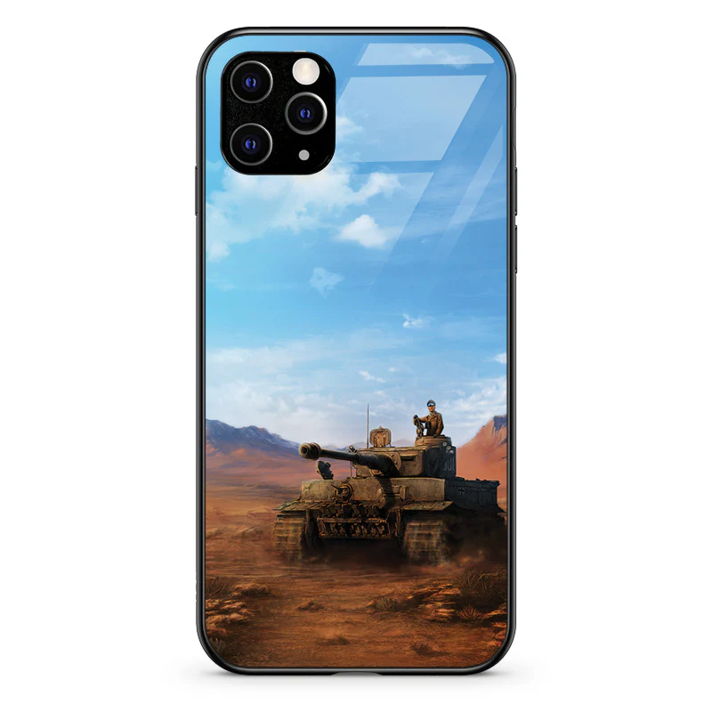 Glass Phone Case Tiger Tank - Image 22