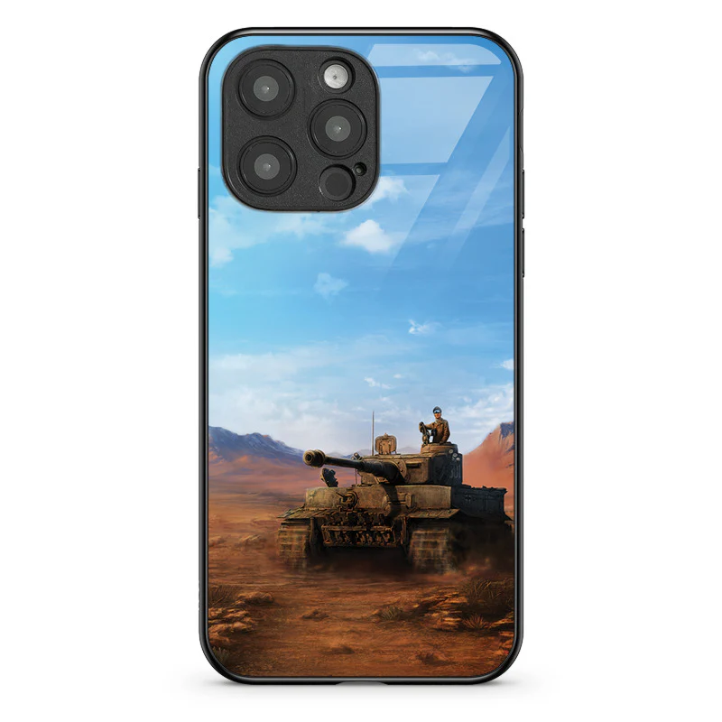 Glass Phone Case Tiger Tank - Image 56