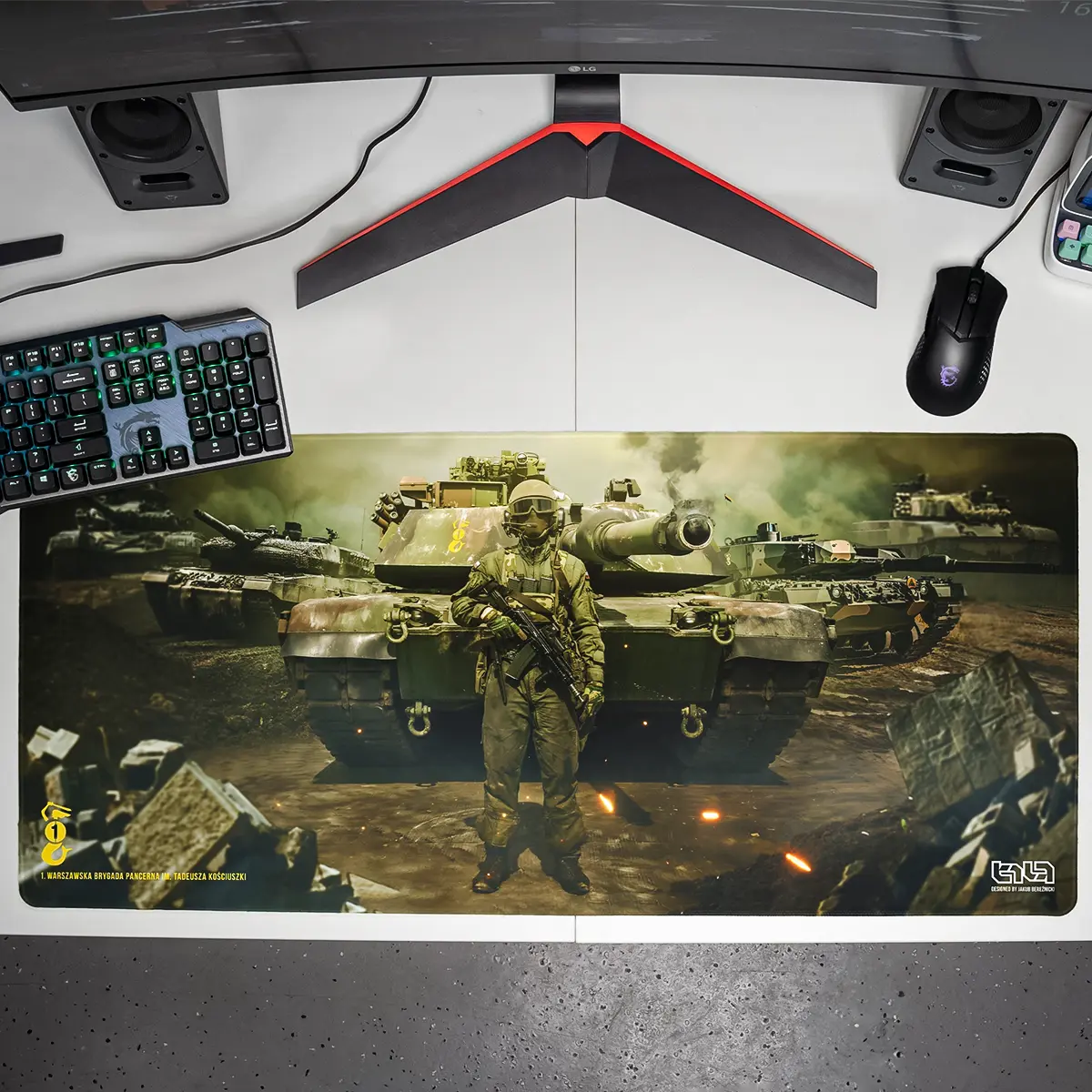 Mousepad 1ST Warsaw Armoured Brigade Tadeusz Kościuszko 1 - Image 7