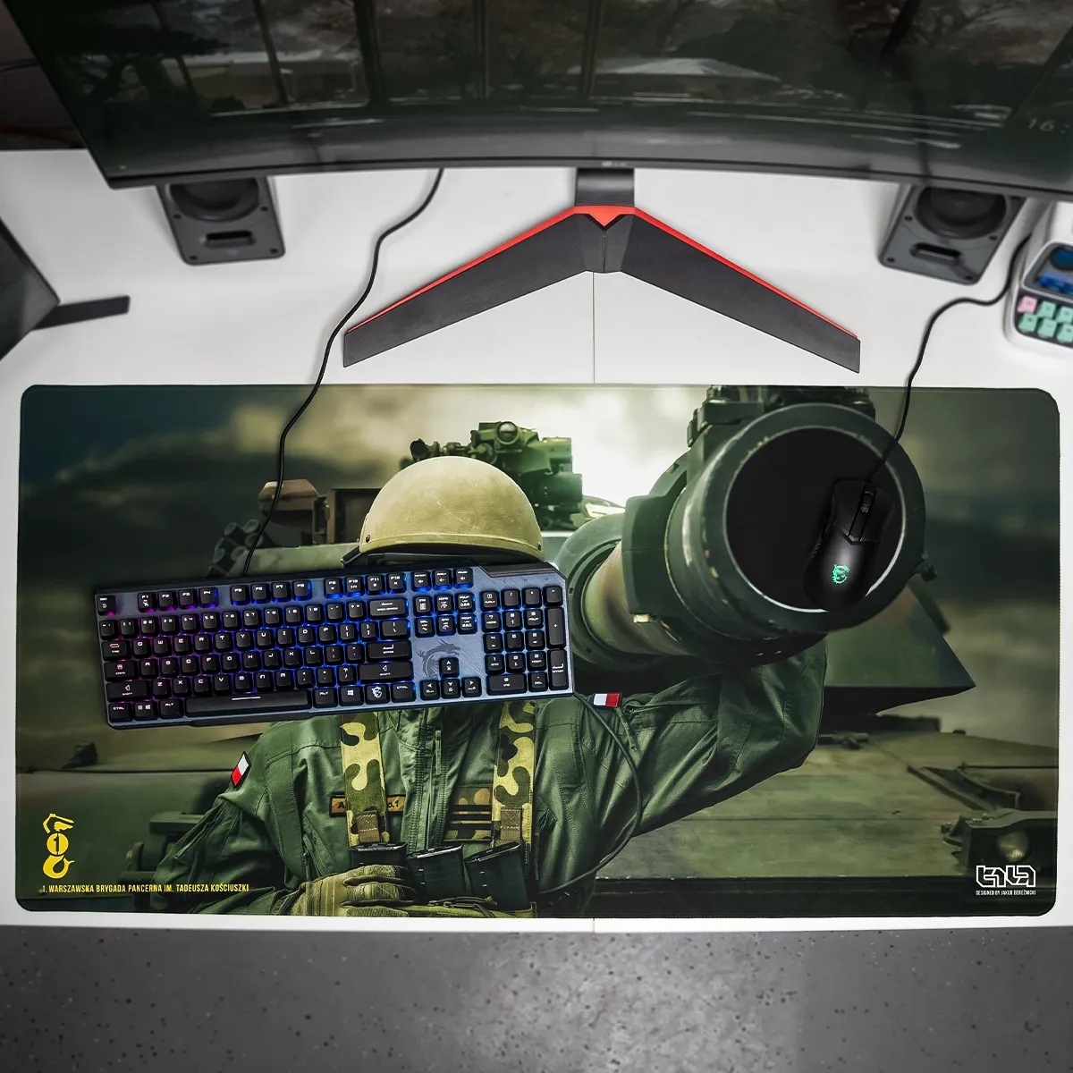 Mousepad 1ST Warsaw Armoured Brigade Tadeusz Kościuszko 2 - Image 6