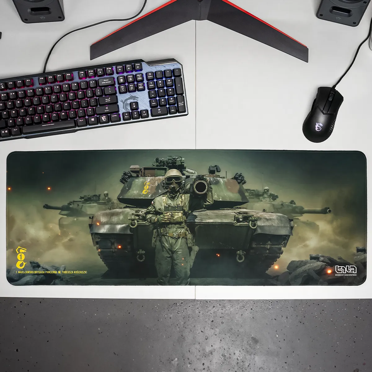 Mousepad 1ST Warsaw Armoured Brigade Tadeusz Kościuszko 3 - Image 12