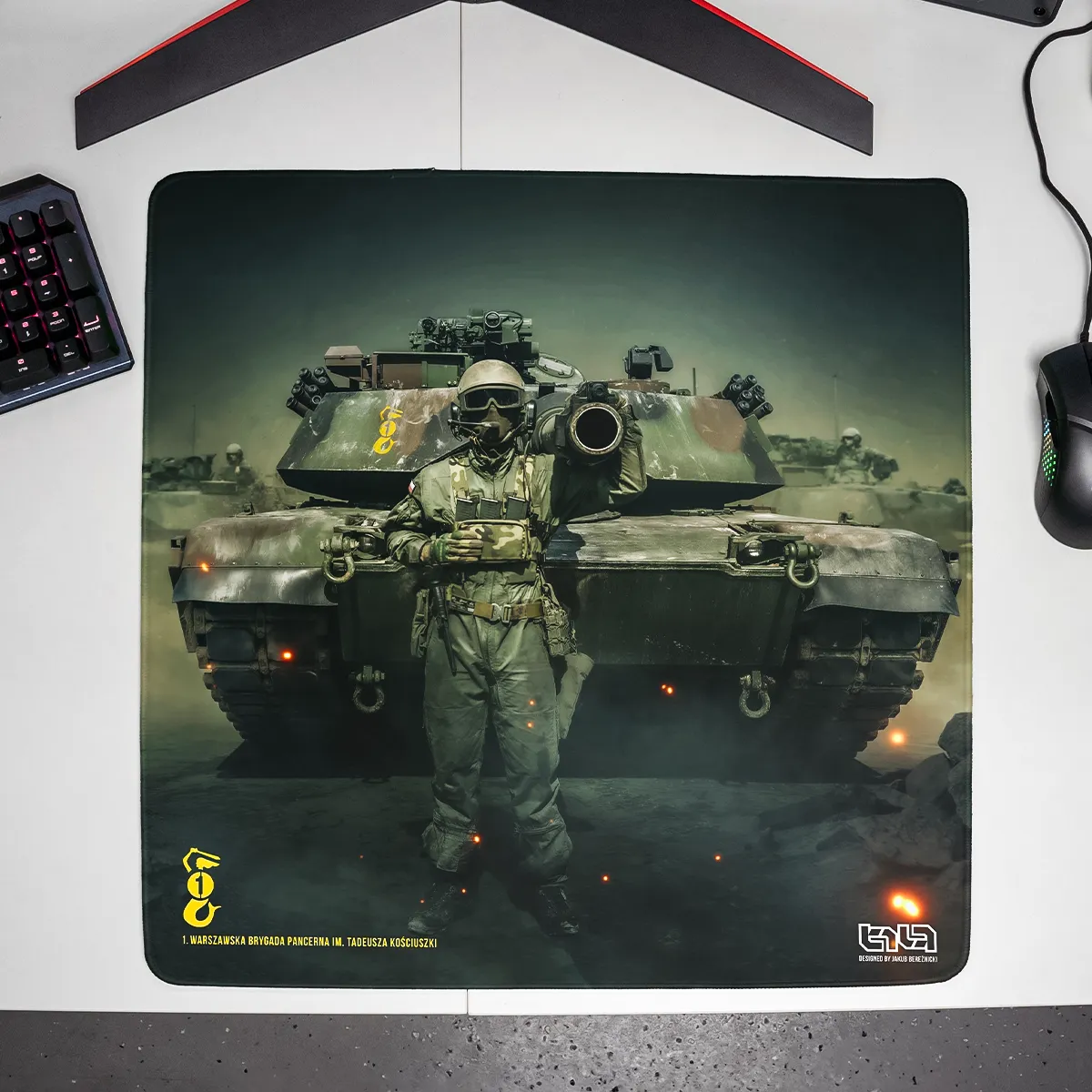 Mousepad 1ST Warsaw Armoured Brigade Tadeusz Kościuszko 3 - Image 17